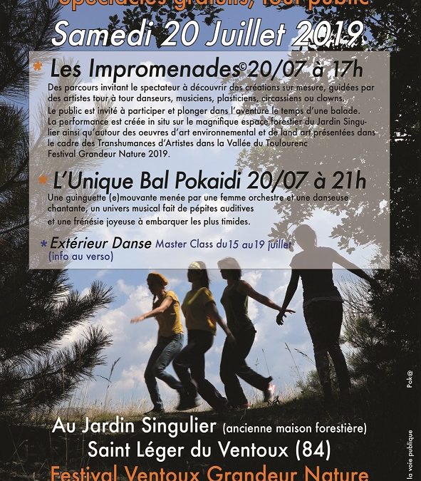 CE SAMEDI, SOIRÉE DU FESTIVAL GRANDEUR NATURE 2019
