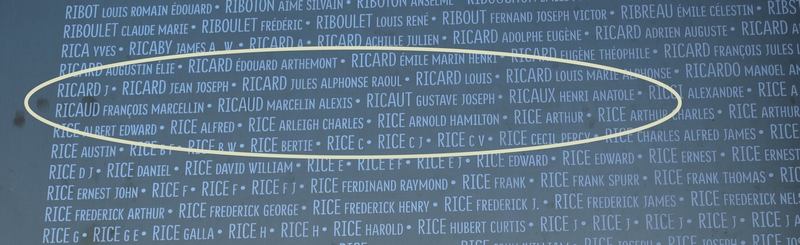 L’Anneau de la mémoire devrait porter le nom de Pierre-Paul Ricaud. L’Anneau de la mémoire devrait porter le nom de Pierre-Paul Ricaud.