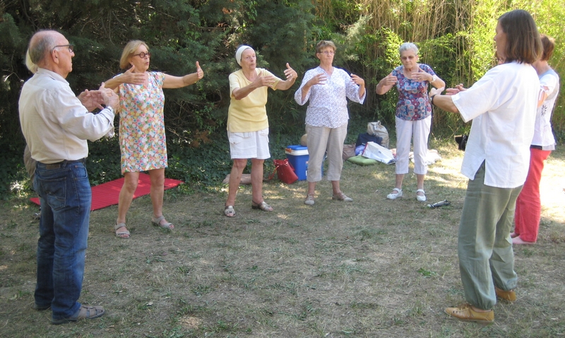 Le groupe au travail Le groupe au travail