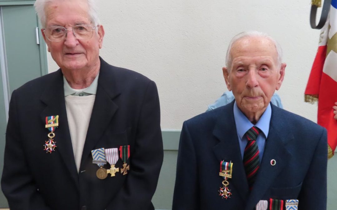 DEUX RÉSISTANTS DU MAQUIS VENTOUX HONORÉS