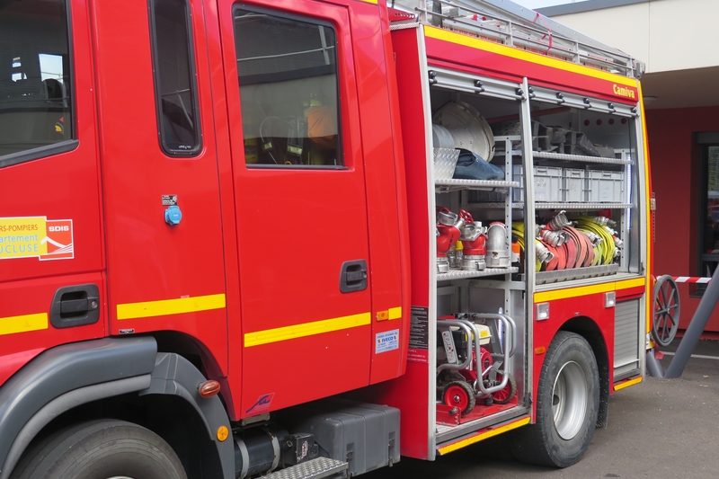 GROS INCENDIE EN COURS