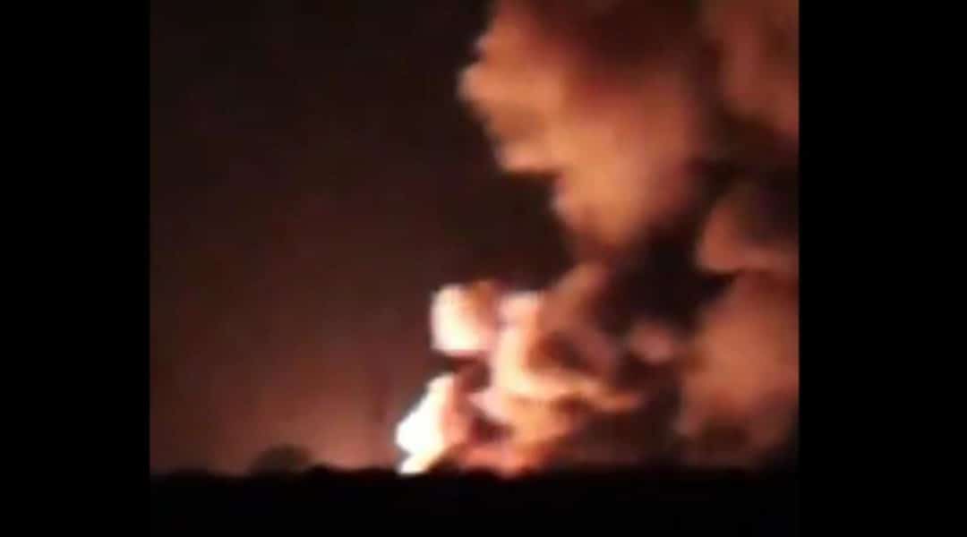 EXPLOSIONS DANS UN DÉPÔT DE GAZ