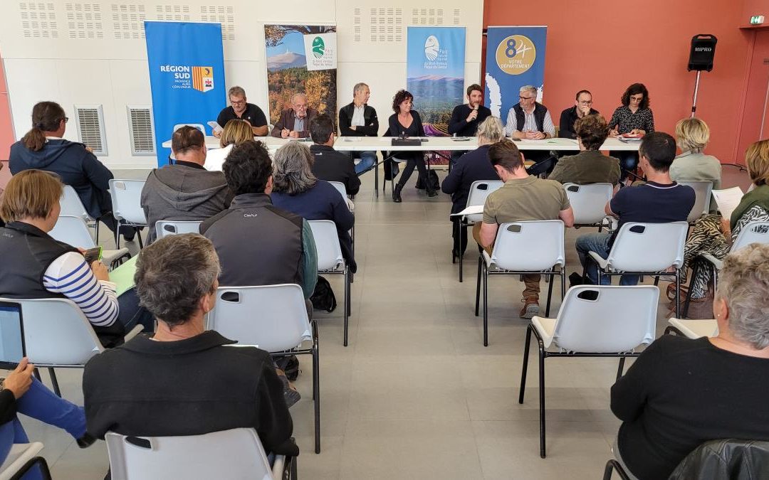 LE COMITÉ SYNDICAL DU PNR RONDEMENT MENÉ