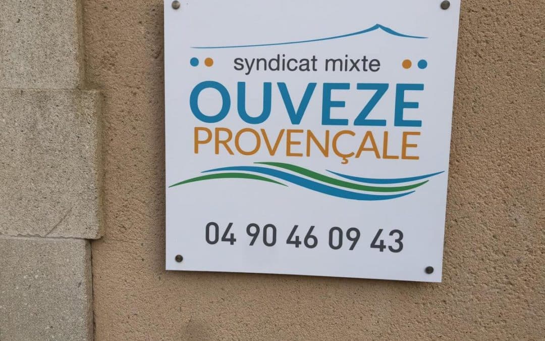 INAUGURATION DES LOCAUX DU SYNDICAT MIXTE DE L’OUVÈZE PROVENÇALE
