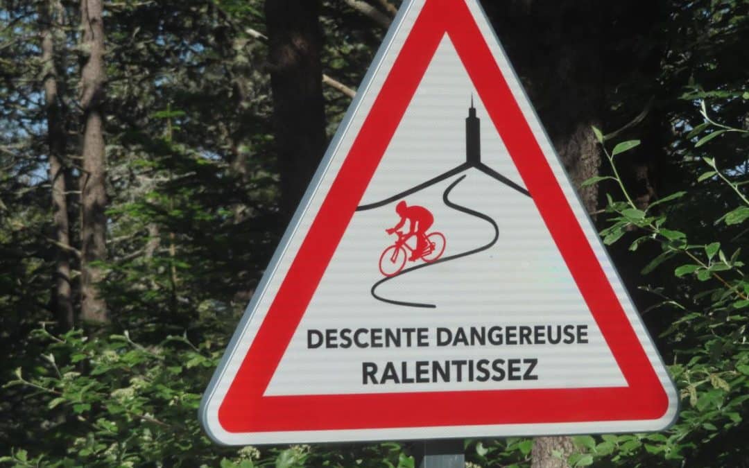 SENSIBILISER LES CYCLISTES LORS DE LEUR DESCENTE DU MONT VENTOUX