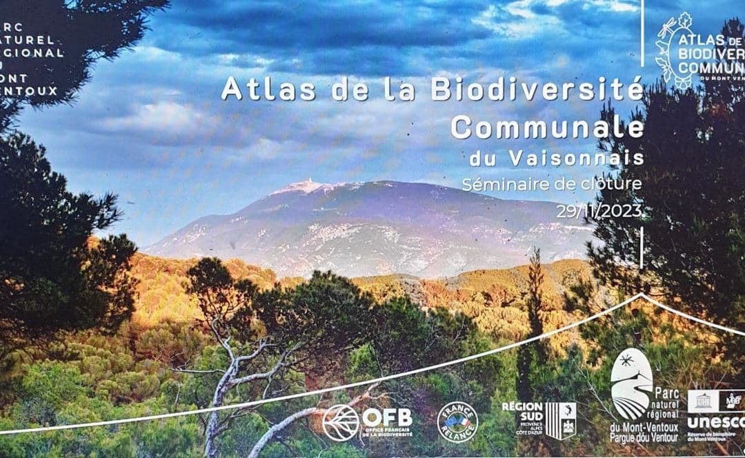 SÉMINAIRE DE CLÔTURE DU 1ER ATLAS DE LA BIODIVERSITÉ COMMUNALE