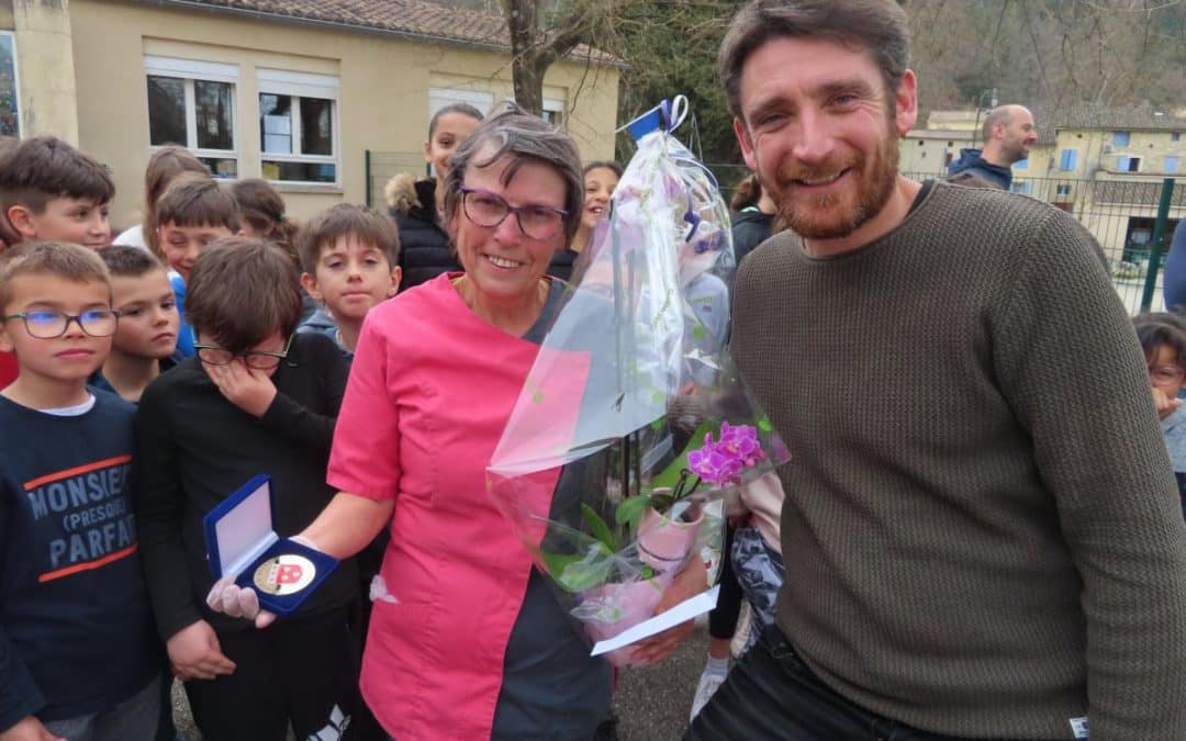 RETRAITE BIEN MÉRITÉE POUR CHRISTINE MONTPARLER