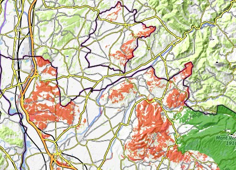 RISQUE INCENDIE : LES MASSIFS INTERDITS