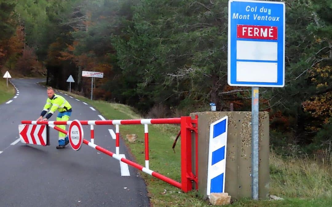 FERMETURE DU SOMMET DU VENTOUX