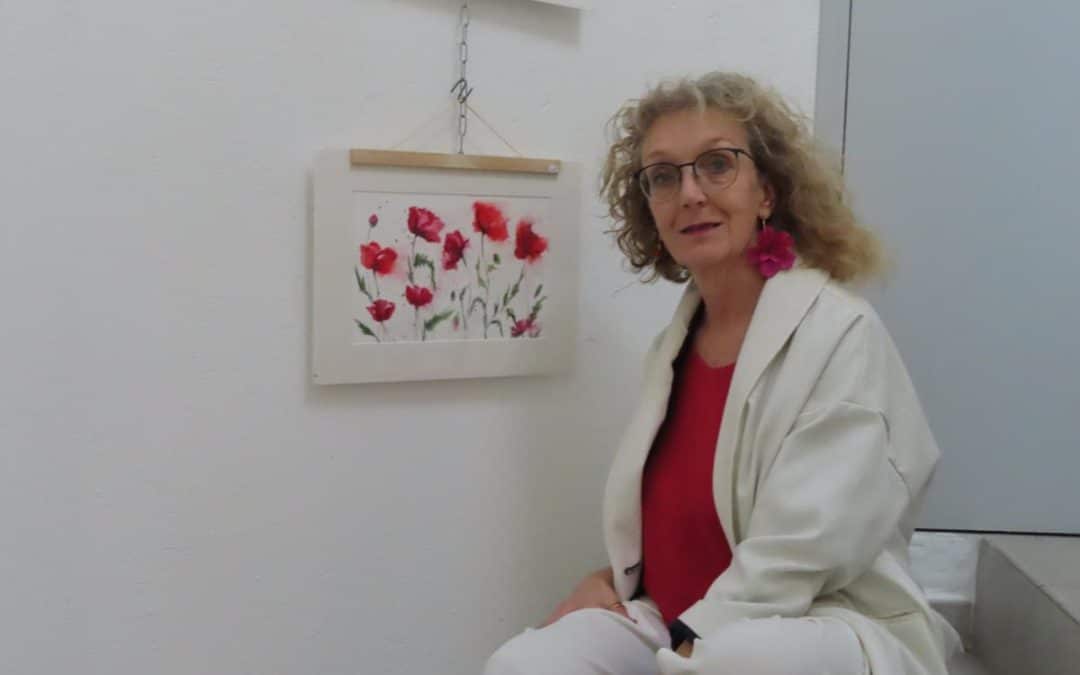 ANA DE LUS EXPOSE SES OEUVRES ET ANIME LES ATELIERS