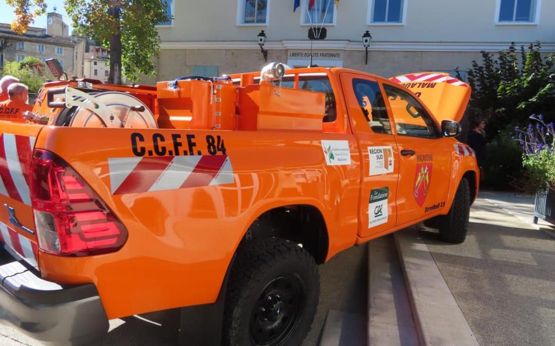 UN 4X4 FLAMBANT NEUF POUR LE COMITÉ COMMUNAL DE FEUX DE FORÊT (CCFF)