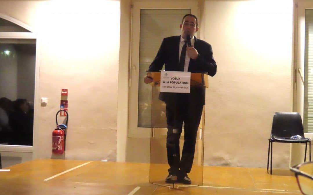 CÉRÉMONIE  DES VOEUX POUR FRÉDÉRIC TENON