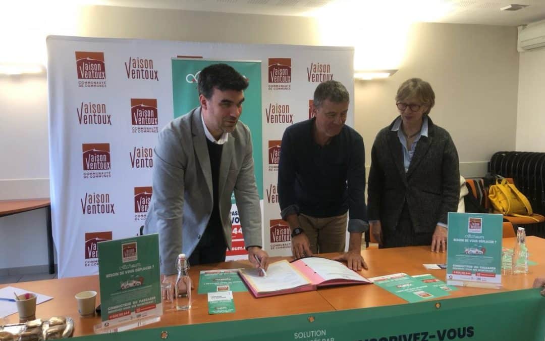 ATCHOUM : LA MOBILITÉ SOLIDAIRE S’INSTALLE EN PAYS VAISON VENTOUX