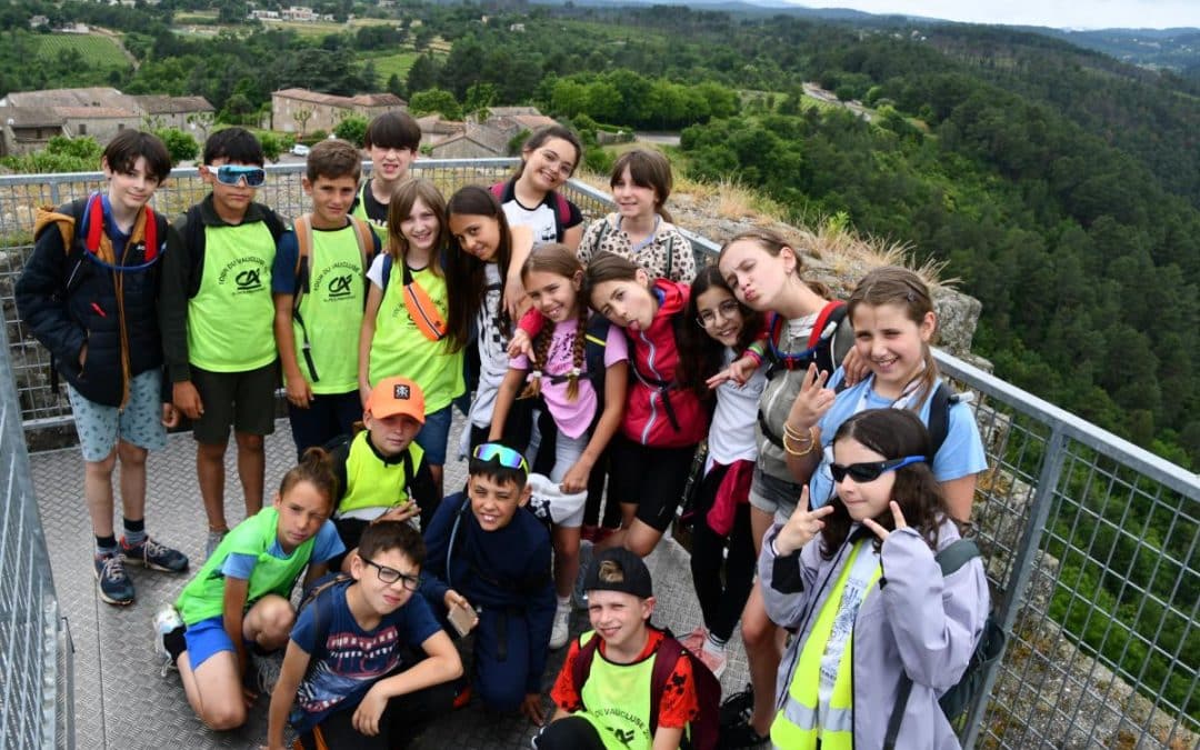 L&rsquo;ARDÈCHE EN VÉLO POUR LES ÉLÈVES