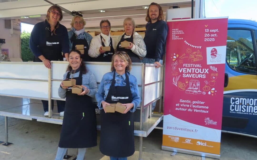 LE CAMION CUISINE DES INSATIABLES ÉTAIT À MALAUCÈNE