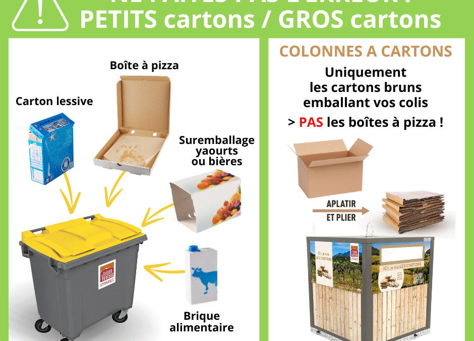 COLONNES À CARTONS : NE FAITES PAS L’ERREUR !