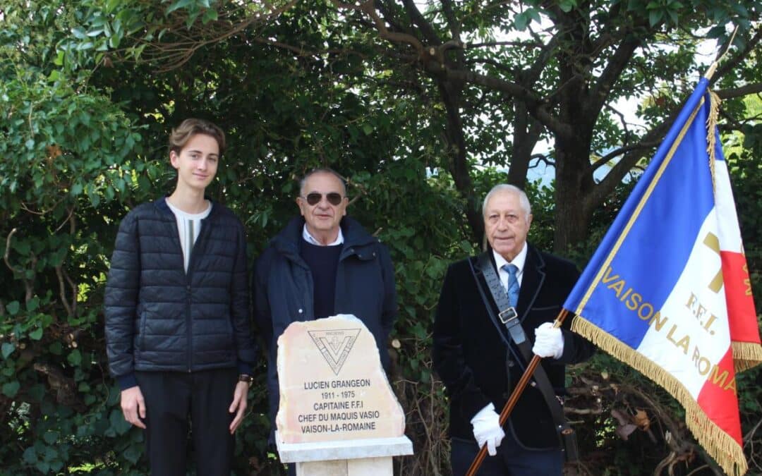 UNE STÈLE EN HOMMAGE À LUCIEN GRANGEON