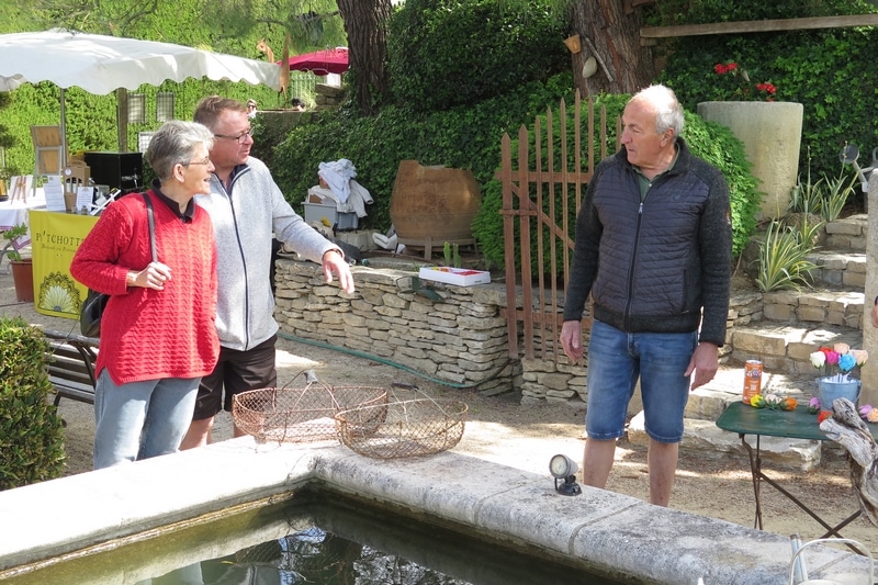 Le jardin est parfois ouvert au public