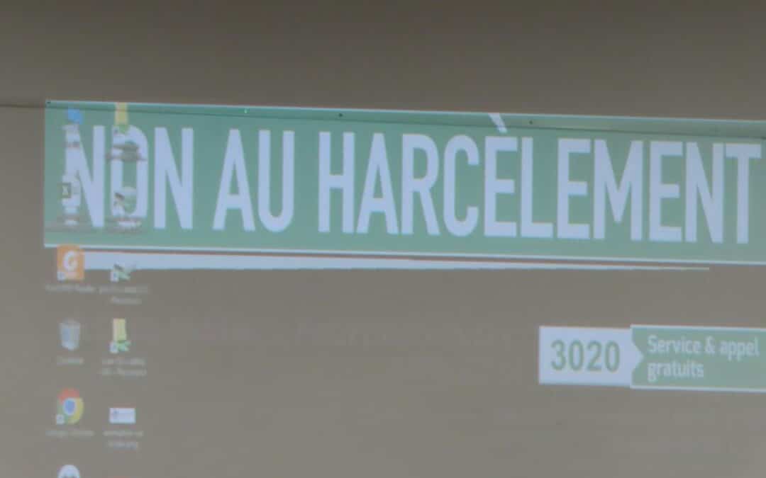 NON AU HARCÈLEMENT SCOLAIRE