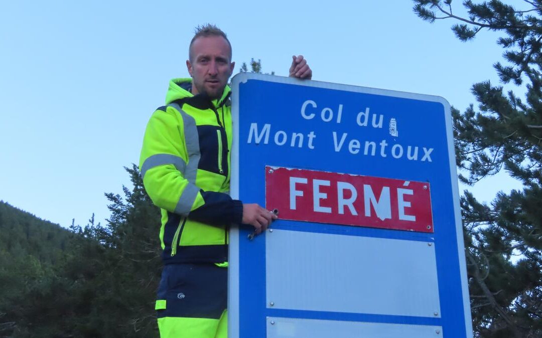L&rsquo;ACCÈS AU SOMMET DU VENTOUX EST OFFICIELLEMMENT FERMÉ