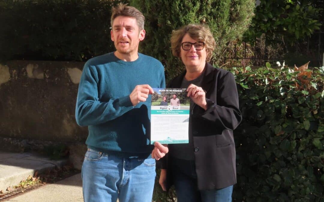 BILAN DE MI-MANDAT POUR LES CONSEILLERS DÉPARTEMENTAUX DU CANTON DE VAISON LA ROMAINE