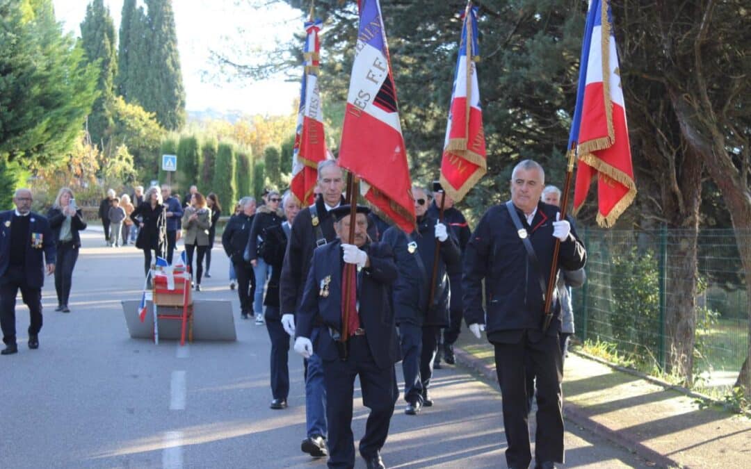 SAINT MARCELLIN LES VAISON A COMMÉMORÉ LE 107ème ANNIVERSAIRE DE L&rsquo;ARMISTICE DE 1918