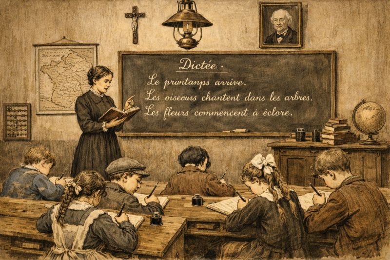 Dictée école ancienne