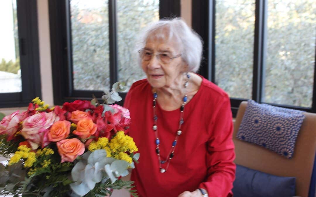 Micheline Miny a célébré ses 100 ans à la Résidence le Pommerol
