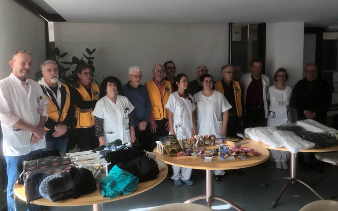 Le Lions toujours au soutien de l’Hôpital de Vaison