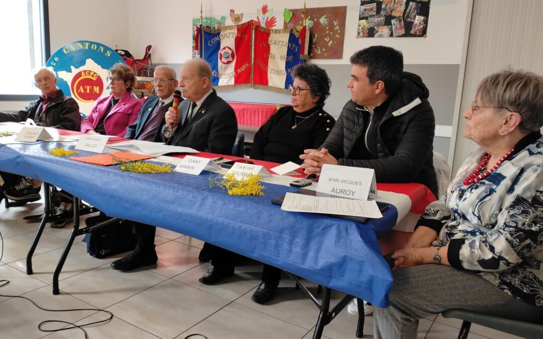 Les anciens combattants d’Algérie, Tunisie, Maroc en assemblée générale