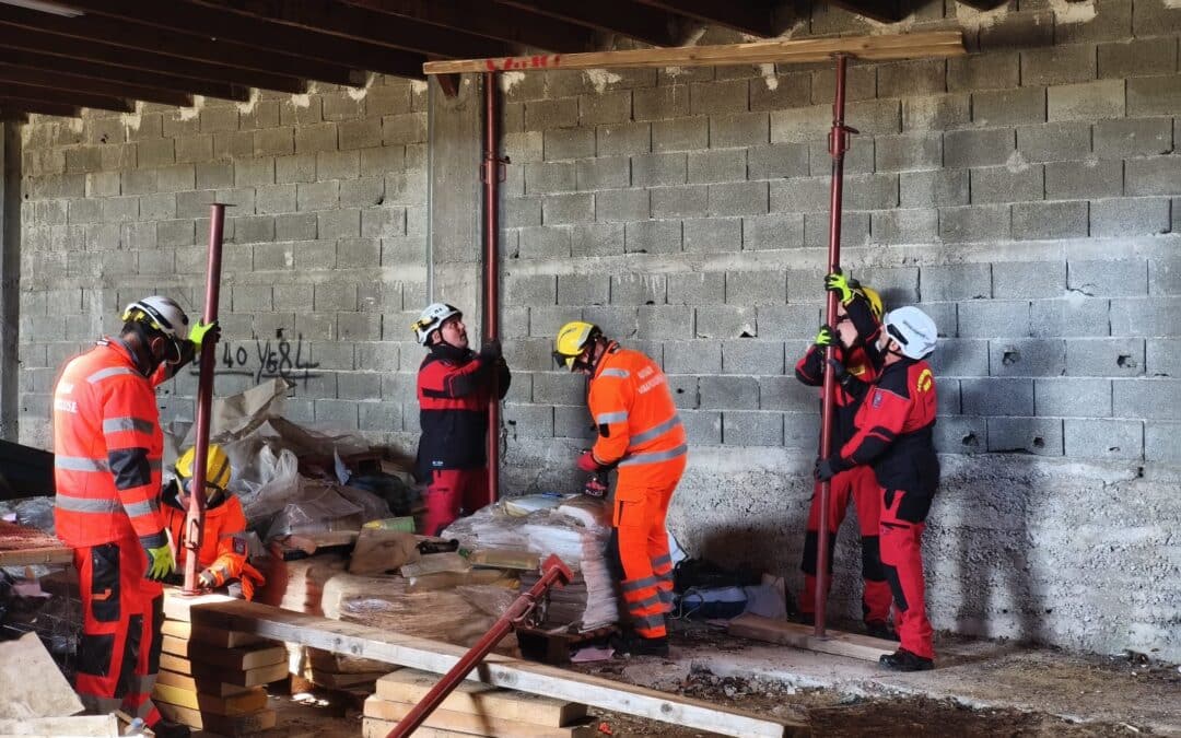 Formation intensive pour les pompiers USAR