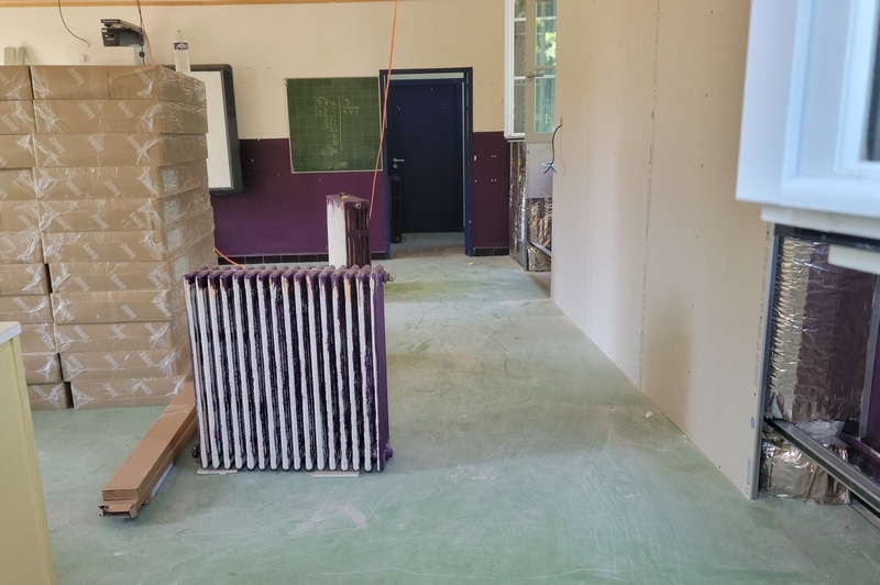 Rénovation thermique à l’école