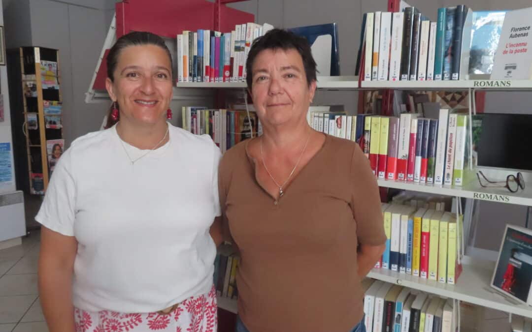 Céline Nattero rejoint Rachel Lelièvre à la bibliothèque