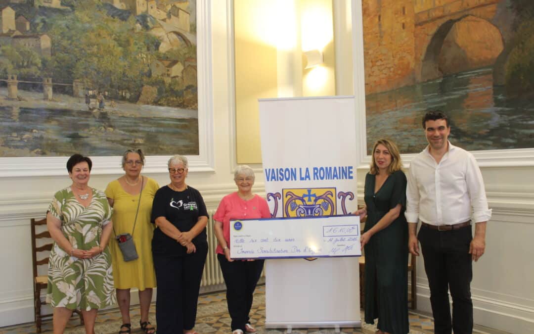 Don d&rsquo;organes : 1 610€ remis à l&rsquo;association grâce à la mobilisation des participants