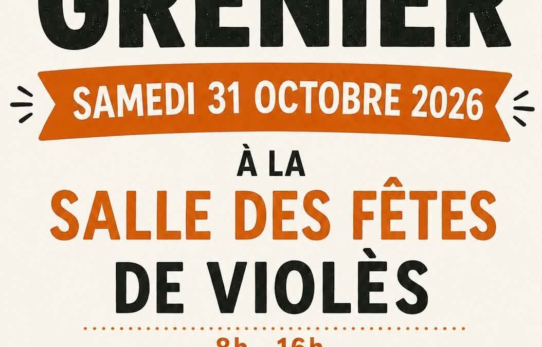 La MAM aux trésors organise son vide-greniers